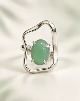 Galaxy Oasis Ring, Silver