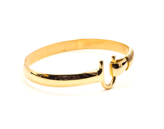 St. Croix Hook Bracelet, 14K, 6mm - Sonya Ltd