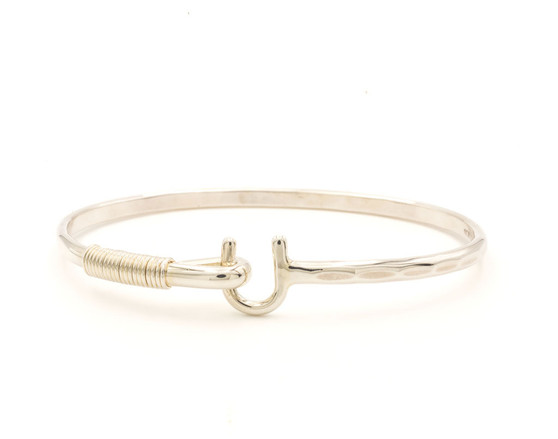St. Croix Hook Bracelet, Silver, 3mm - Sonya Ltd