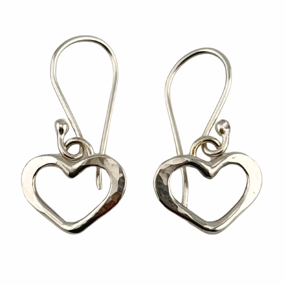 Heart Earrings, FW, LG