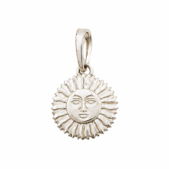 Ra-Sun Pendant, Silver 