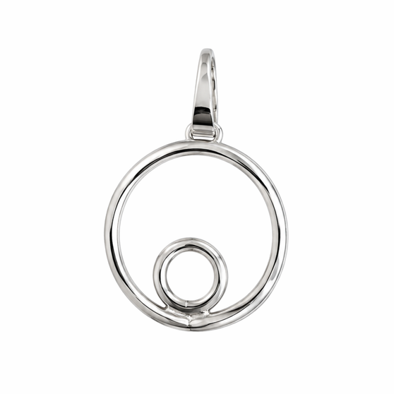 Bubble Pendant, Silver
