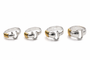 St. Croix Hook Ring, Silver & 14K Gold, 6mm 
