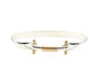 Latch Bracelet, Silver & 14K Gold, 6mm