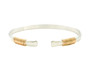 Cuff, Silver & 14K Gold, 4mm 