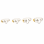 St. Croix Hook Ring, Silver & 14K Gold, 3mm
