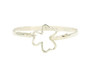 Shamrock Bracelet,Silver, 5mm