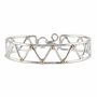 Pueblo Bracelet, Silver & 14k