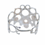 Bubble Cuff, with Silver & Gold Rings and Accents