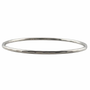 Hammered Bangle Bracelet, Silver Set of 2