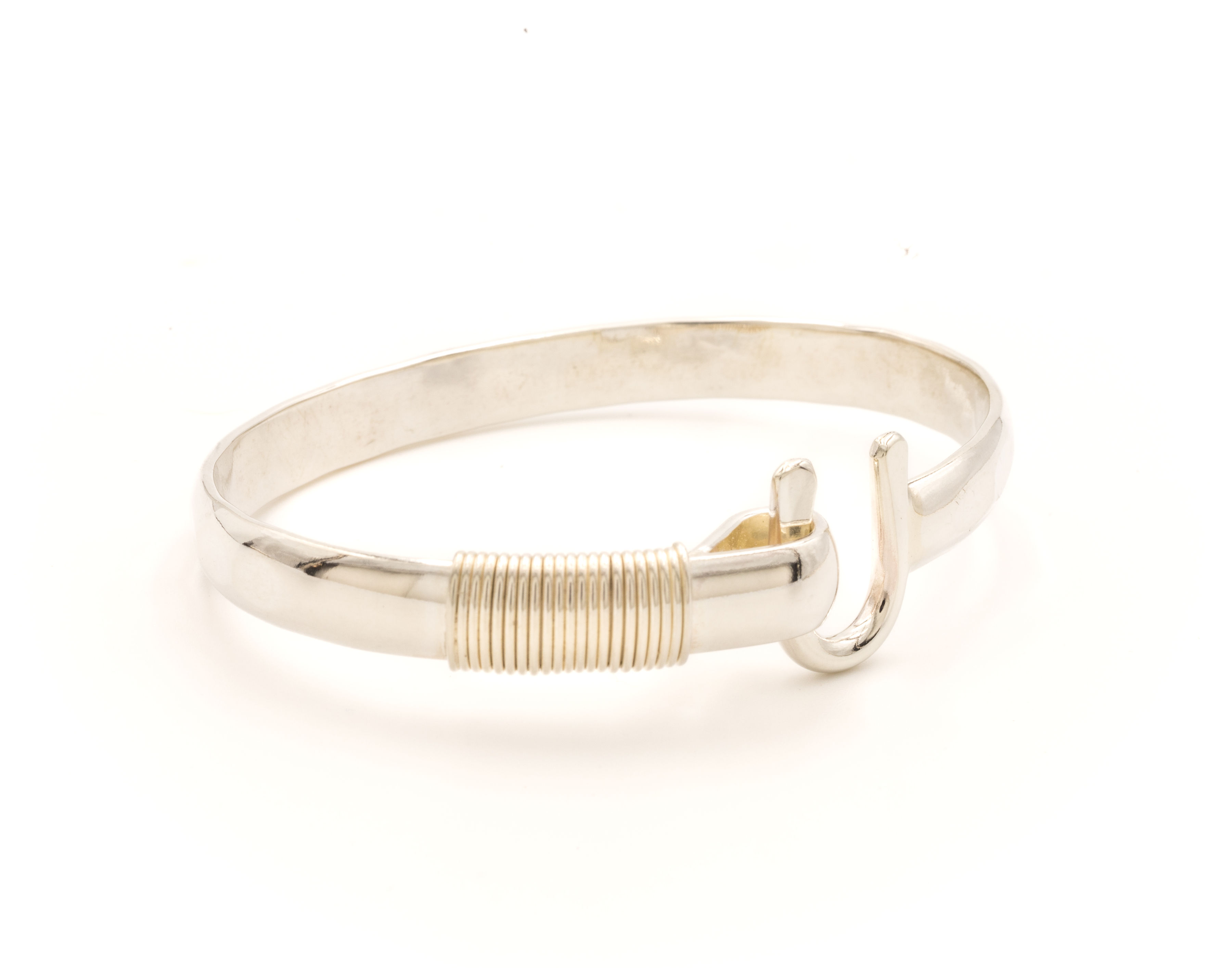 St. Croix Hook Bracelet, Silver, 6mm - Sonya Ltd