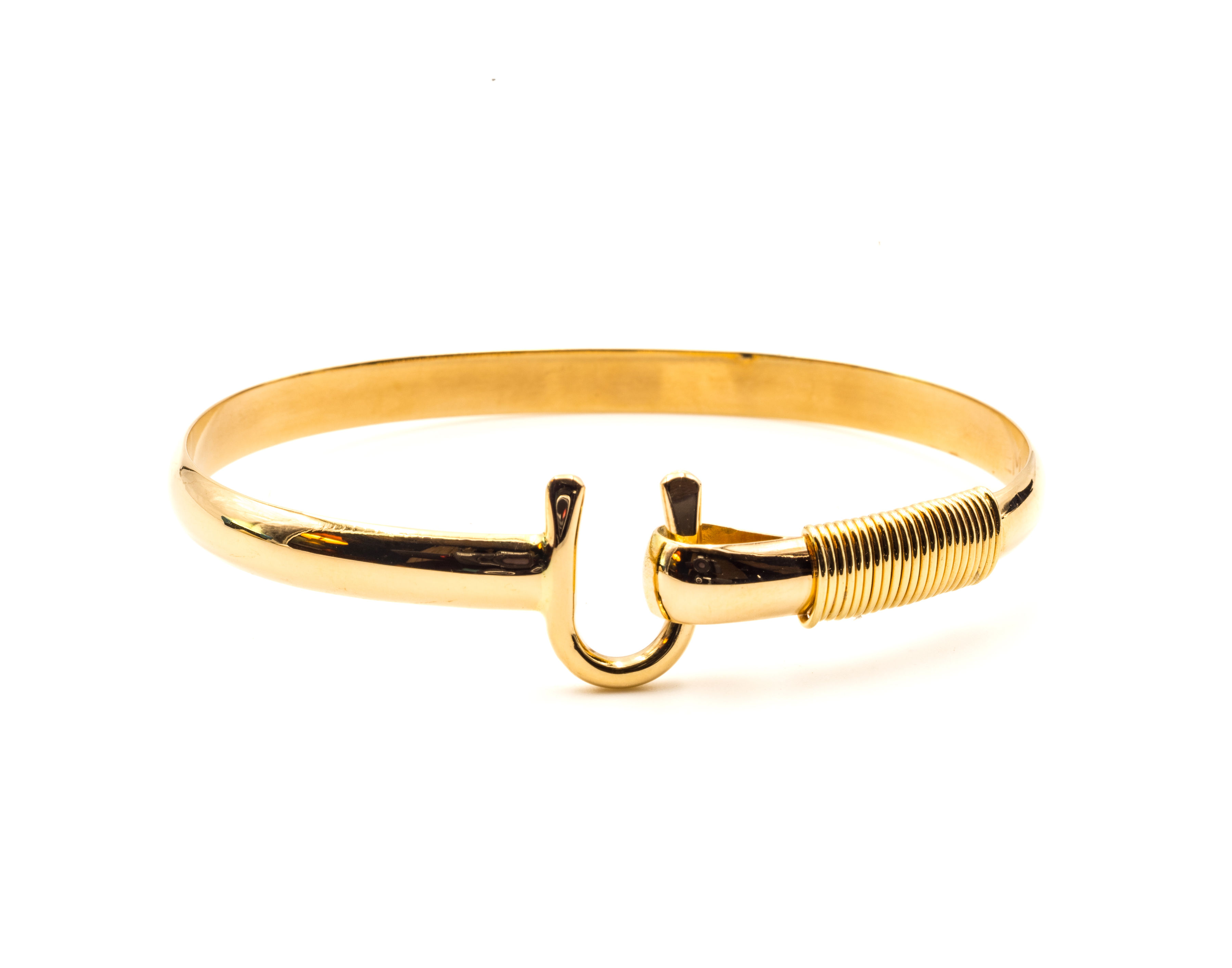 St. Croix Hook Bracelet, 14K, 5mm - Sonya Ltd