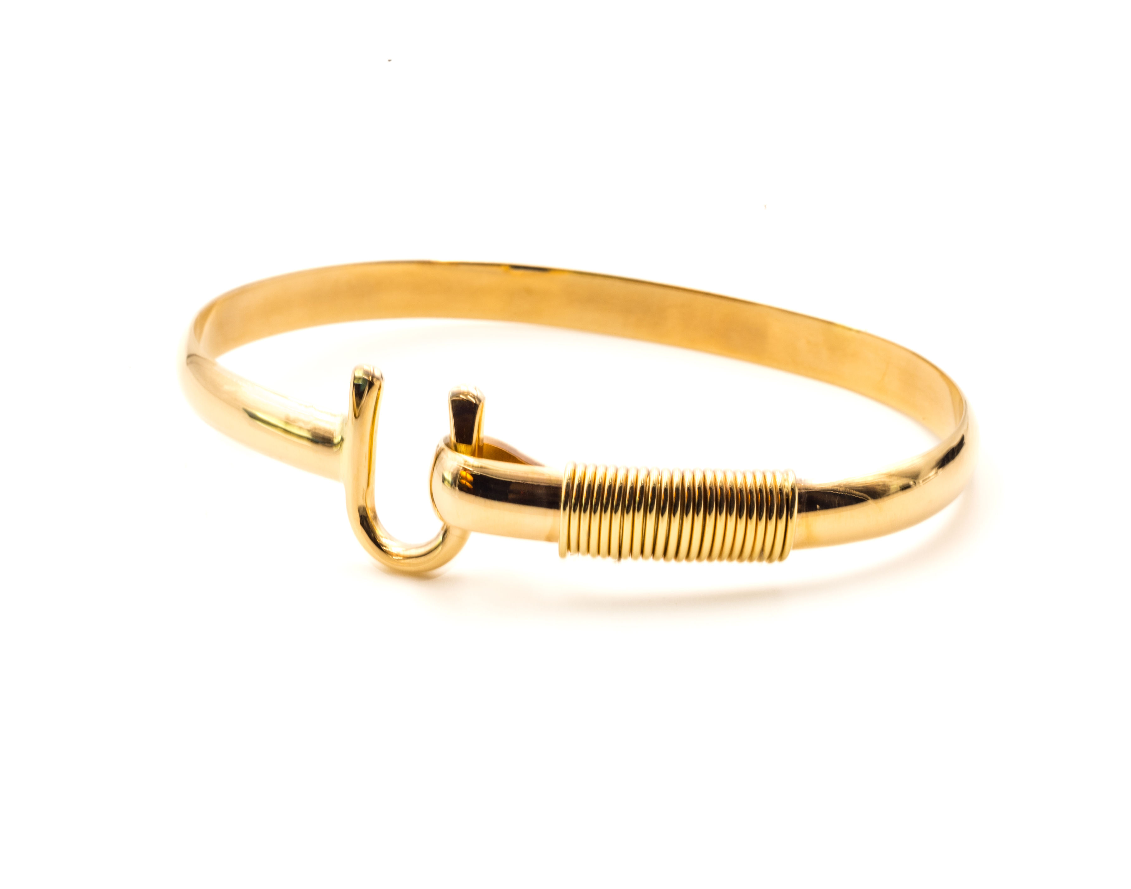 St. Croix Hook Bracelet, 14K, 5mm - Sonya Ltd