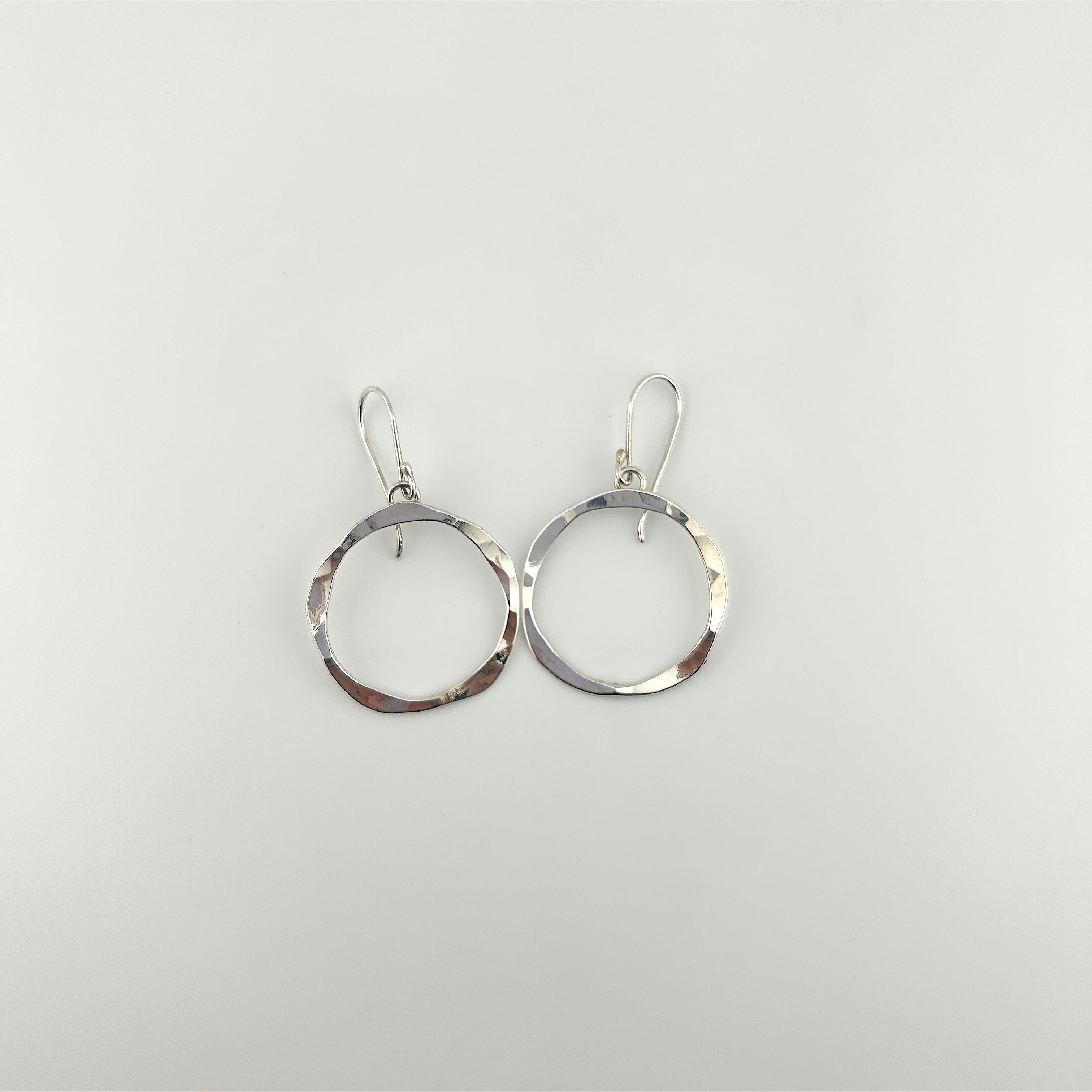 Shanda Hoop Earring, Silver - Sonya Ltd