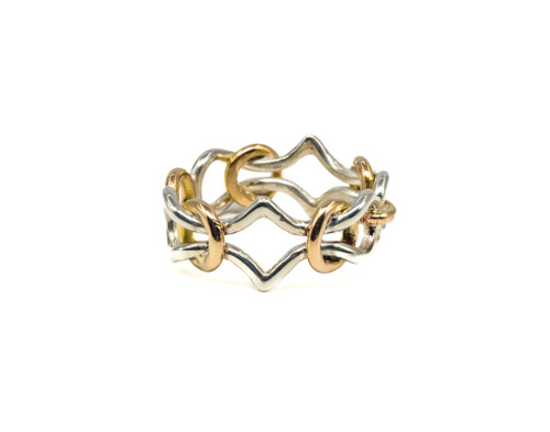 Avalon Ring, Silver & 14K - Sonya Ltd