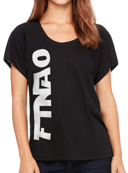 Women's Vertical Go Tee - Black