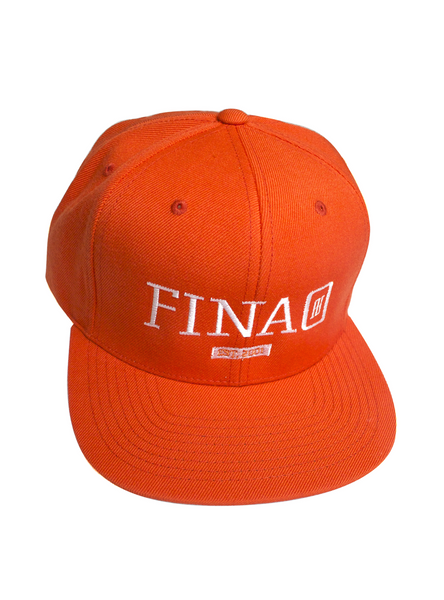 FINAO Classic Flexfit Wool Hat - Orange & White