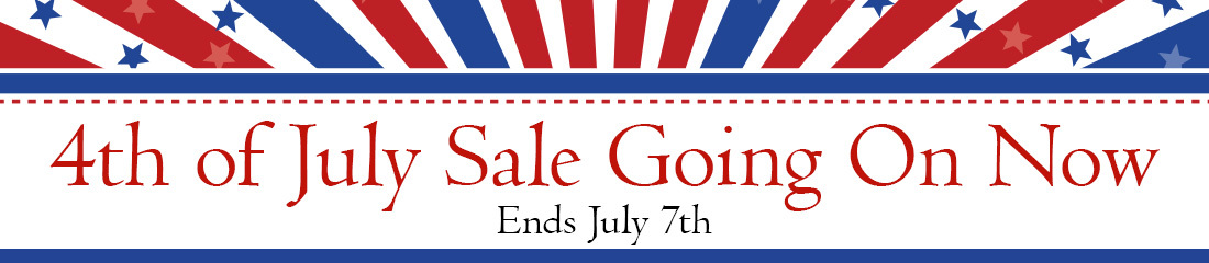 up to 30% off our fourth of july specials