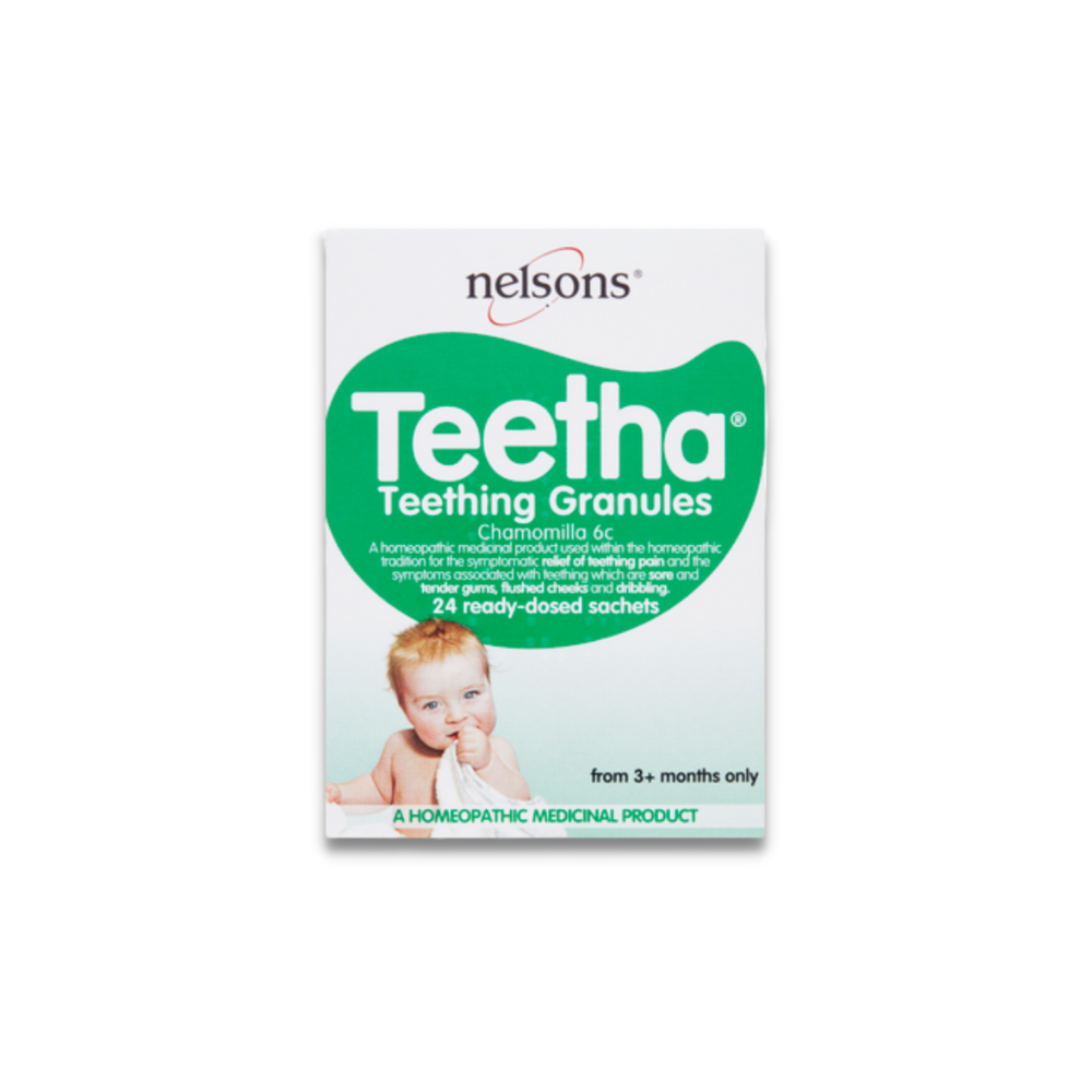 Nelsons Baby Teetha Teething Granules – 24 Sachets, Natural Relief For Babies 3+ Months