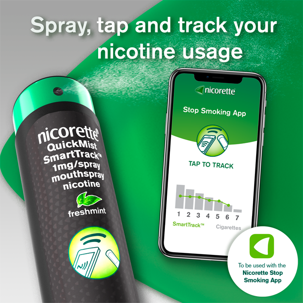 Quickmist Packshot Nicorette QuickMist Smart Track Duo