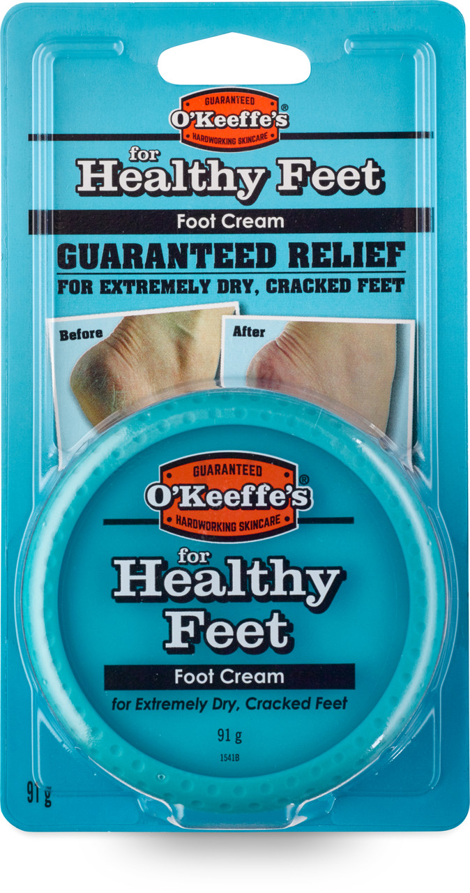 O'Keeffe's for Healthy Feet Cream (2.7 oz.) Jar for Extremely dry, Cracked  feet 