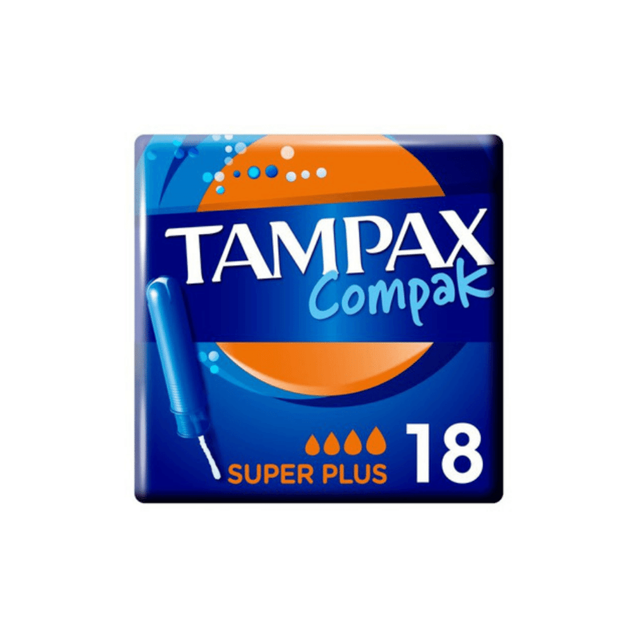 Tampax Compak Super Tampons with applicator