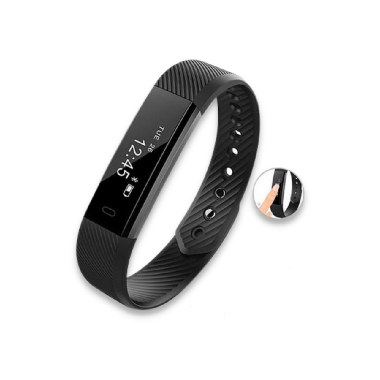 Aquarius AQ115 Signature Edition Fitness Tracker  Metal Strap Space Grey   Robert Dyas