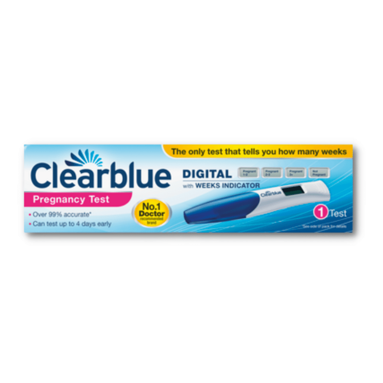 Clearblue Pregnancy Test with Weeks Indicator 1 pack