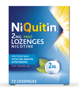 Niquitin 2mg Lozenges Mint 72s