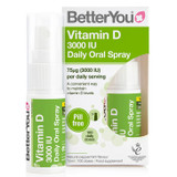BetterYou Vitamin D3 3000IU Oral Spray 15ml