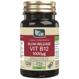 Be Well High Strength Slow Release Vit B12 1000ug Tablets 120s