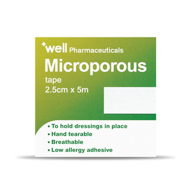 Well Microporous Tape 2.5cm x 5m