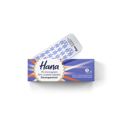 Hana 75 Micrograms - 1 Month Supply of 28 Tablets