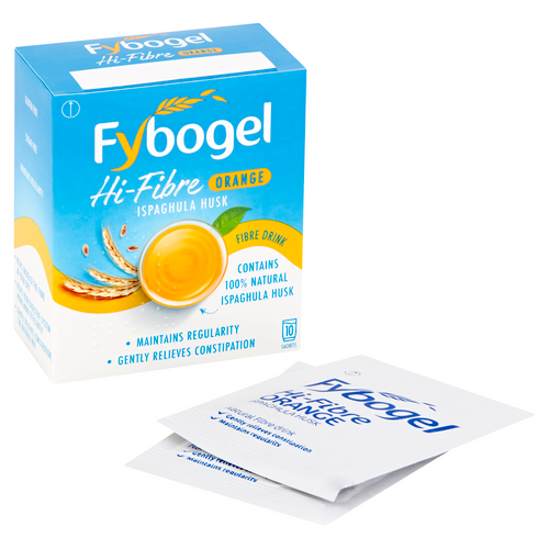 Fybogel Hi-Fibre Orange Ispaghula Husk Fibre Drink 10 Sachets