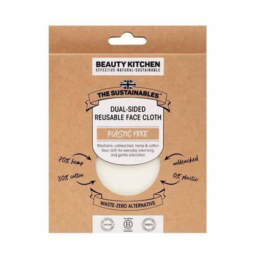 Beauty Kitchen Dual-Sided Reusable Face Cloth