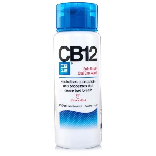 CB12 Mint Menthol Safe Breath Mouthwash 250ml