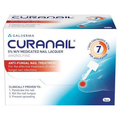 Curanail 5% W/V Med Nail Lacquer 3Ml