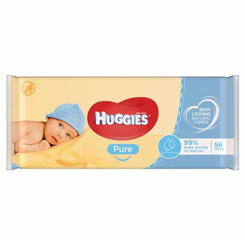 Huggies Baby Wipes Pure 56 Wipes