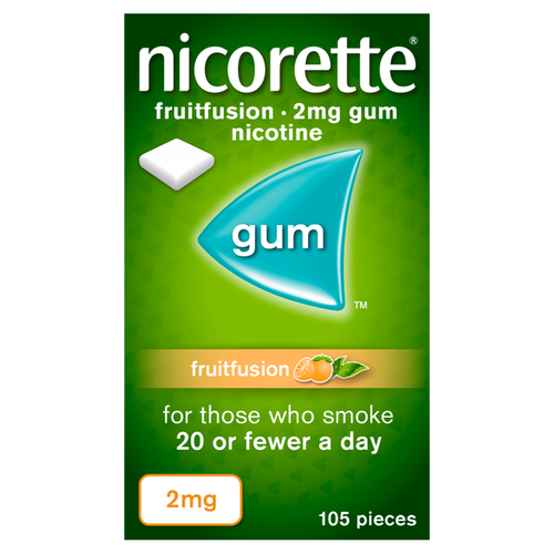 Nicorette FruitFusion Gum 2mg 105pc