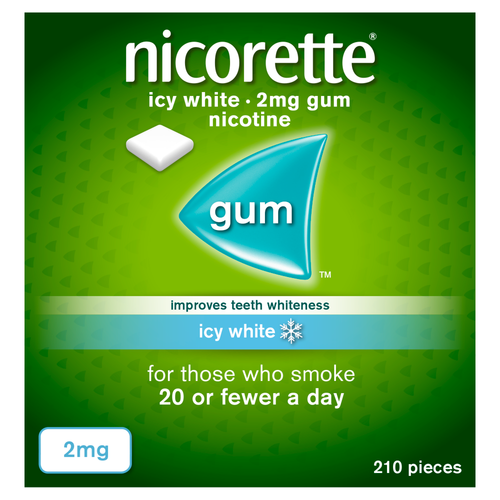 Nicorette Gum Icy White 2mg 210pc