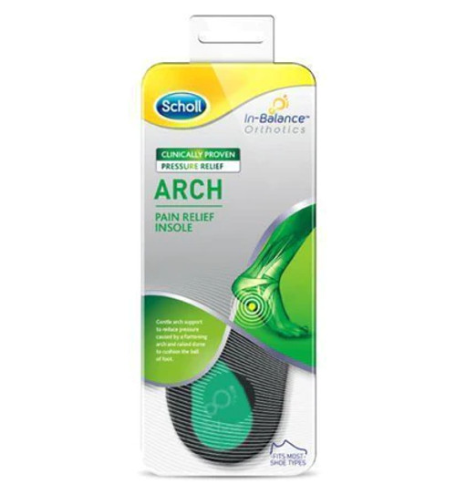 Scholl Pain Relief Orthotics Foot Arch S