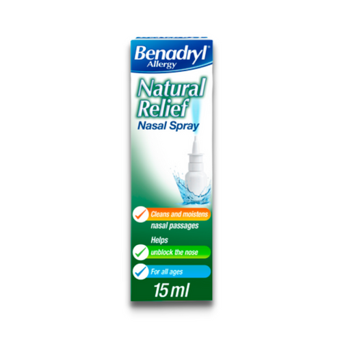 Benadryl Allergy Natural Relief Nasal Spray 15 ml