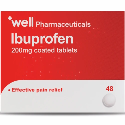 Well Pharmaceuticals Ibuprofen 200mg Tablets 48s