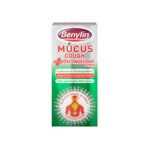 Benylin Mucus Cough & Decongestant Oral Solution 100ml