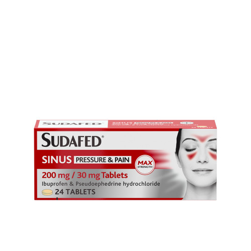 Sudafed Sinus Pressure and Pain Tablets 24s
