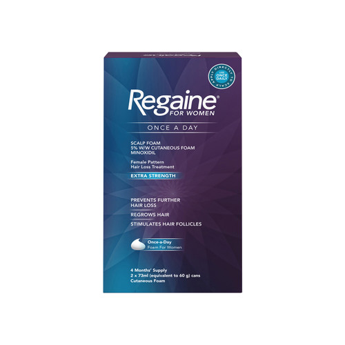 Regaine for Women Once a Day 5% Scalp Foam 2x73ml