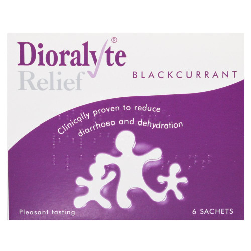 Dioralyte Relief Sachets  Blackcurrant 6s