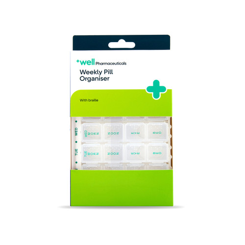 Well Weekly Pill Organiser - 4 Daily dose