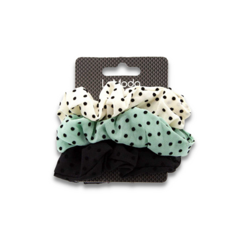 Polka Dot Scrunchies 3Pk