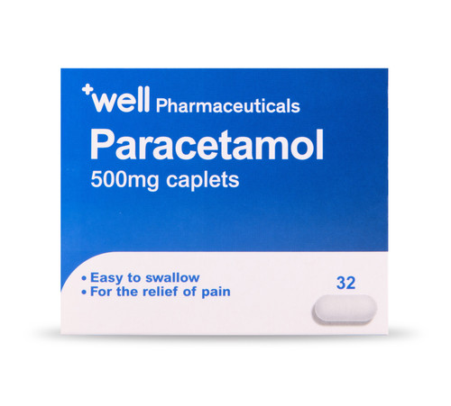 Well Paracetamol 500Mg Caplets 32s